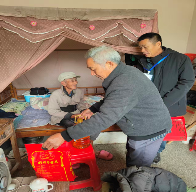 2026年1月24日大岭村高龄老人慰问记